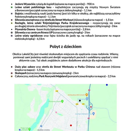 Lägenhet Lake&city - Komfortowe Blisko Majaland, Jeziora, Lasu Oraz Serca Trojmiasta Gdańsk