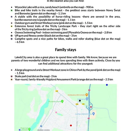 Lake&city - Komfortowe Blisko Majaland, Jeziora, Lasu Oraz Serca Trojmiasta Апартаменты